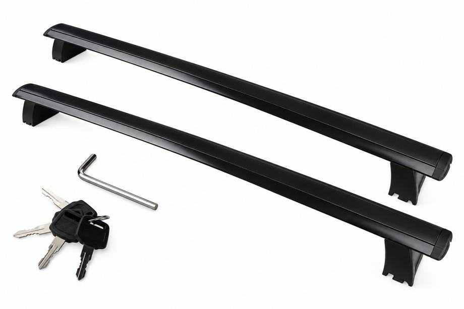 Jeep Grand Cherokee WK2 2010-2021 гг. Багажник (поперечины) на интегрированные рейлинги OEM V2 (2 шт.) Фото 1