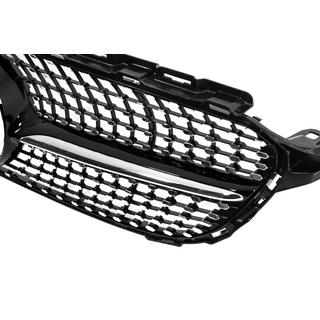 Передняя решётка Diamond Black (для Avantgarde/AMG-Line/C43 AMG) фото 4