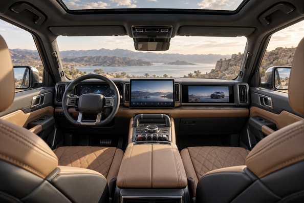 Denza B5: внедорожник BYD Group для Европы — гибрид бросает вызов Land Rover Defender фото 1