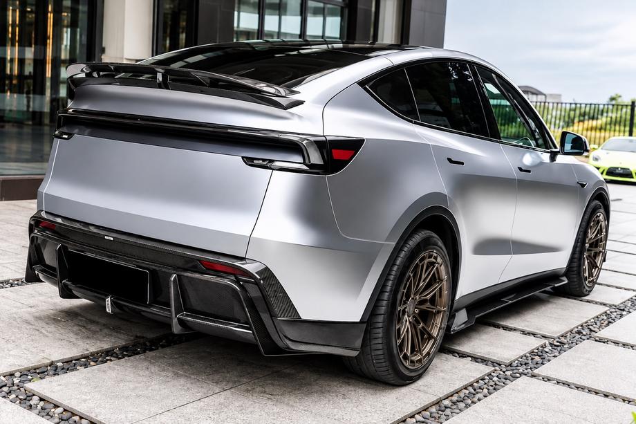 Tesla Model Y 2020- гг. Комплект обвеса Carbon Aerokit (для 2025+) Фото 2