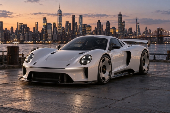 Porsche Mission S: среднемоторный суперкар выше 911 — что показала Porsche и что известно о двигателе фото 2