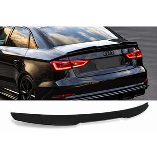 Спойлер в стиле M4 (для SD, глянцевый черный) Audi A3 2012-2020 гг.