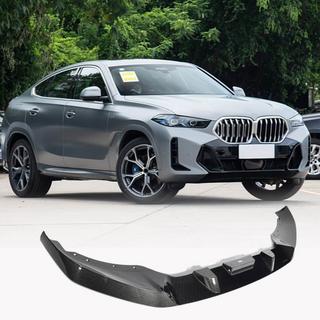 Карбоновая накладка Lip на передний бампер (для M-Sport 2023+) BMW X6 G06 2019–2027 гг. фото 1