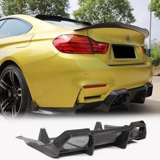 Диффузор заднего бампера V13 (для F80, Карбон) BMW 3 серия F30/F31 2012-2019 гг. фото 1