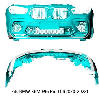 Накладки на передний бампер Flap (для F96 2018-2022, Карбон) BMW X6 G06 2019–2027 гг. фото 2