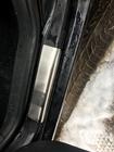 Volkswagen Golf 4 1997-2006 гг. Накладки на пороги Nataniko (4 шт., нержавейка) Стандарт – лента Lohmann, 0.5мм фото 6