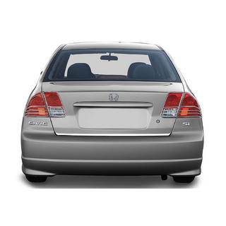 Хром Накладки на Задние Фонари (2 шт, пластик) Honda Civic Sedan VII 2001-2006 гг. фото 1