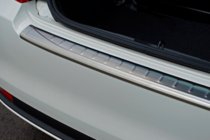 Fiat 500/500L 2013-2022 гг. Накладка на задний бампер 3D/Cabrio (OmsaLine, нержавейка) фото 6