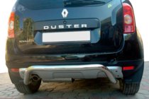 Renault Duster 2008–2017 гг. Задняя дуга скоба (нержавейка) фото 4