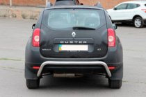 Dacia Duster 2008-2018 гг. Задняя дуга скоба (нержавейка) фото 2