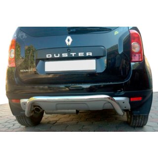 Задняя дуга скоба (нержавейка) Dacia Duster 2008-2018 гг. фото 4