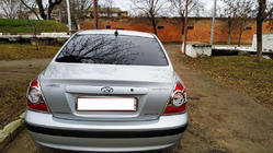 Hyundai Elantra (XD) 2000-2011 гг. Хром Накладки на Задние Фонари (2 шт, пластик) фото 6