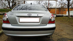 Hyundai Elantra (XD) 2000-2011 гг. Хром Накладки на Задние Фонари (2 шт, пластик) фото 7