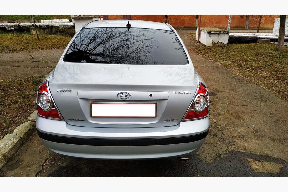 Hyundai Elantra (XD) 2000-2011 гг. Хром Накладки на Задние Фонари (2 шт, пластик) Image