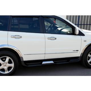 Хромированные Накладки на Ручки Дверей (4 шт, пластик) Ssang Yong Rodius фото 1