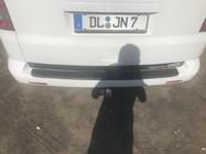 Volkswagen T5 2010-2015 гг. Накладка на задний бампер с загибом (ABS-пластик) фото 5