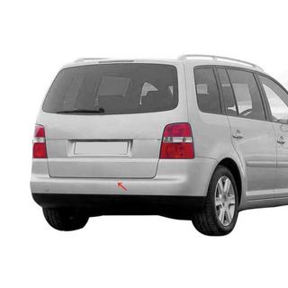 Накладка на задний бампер OmsaLine (нержавейка) Volkswagen Touran 2003-2010 гг. фото 3