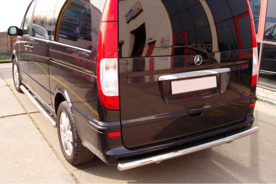 Mercedes Vito W639 2004-2014 гг. Задняя дуга AK002 (нерж. сталь) Фото 7