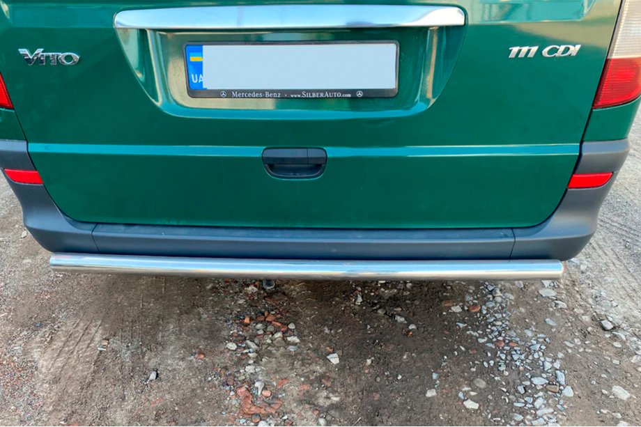 Mercedes Vito W639 2004-2014 гг. Задняя дуга AK002 (нерж. сталь) Фото 3