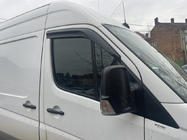 Mercedes Sprinter W906 2006–2018 гг. Накладные ветровики (2 шт, Sunplex Sport) фото 1