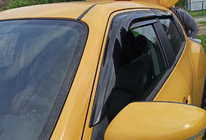 Nissan Juke 2010-2019 гг. Ветровики на окна (4 шт., Sunplex Sport) фото 7