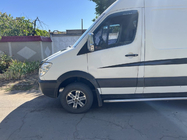 Volkswagen Crafter 2006-2016 гг. Широкие накладки на арки (4 шт, черные) фото 19