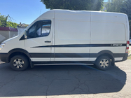 Volkswagen Crafter 2006-2016 гг. Широкие накладки на арки (4 шт, черные) фото 18