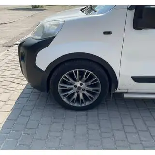 Расширители арок (4 шт, черные) Citroen Nemo 2007-2017 гг. фото 1