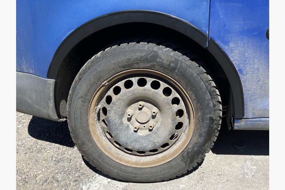 Volkswagen Caddy 2004-2010 гг. Расширители арок (черный мат) Короткая база, 2 сдвижные двери (металл) Фото 11