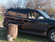 Toyota Land Cruiser Prado 120 2002-2009 гг. Рейлинги Оригинальный Дизайн (2 шт) фото 3