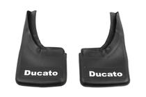 Fiat Ducato 2006-2025 гг. Премиум модельные брызговики с углублениями (2 шт) фото 2