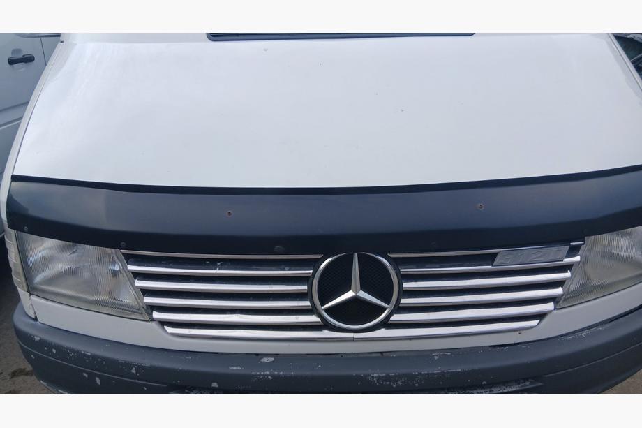 Mercedes Sprinter W901/902/903/904/905 1995–2006 гг. Хромированные накладки на решетку радиатора (1995-2000, 12 частей, нержавейка) Image