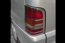 Mercedes Vito W638 1996-2003 гг. Хромированные Накладки на Задние Фонари (2 шт, Нержавейка) фото 4