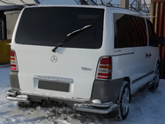Mercedes Vito W638 1996-2003 гг. Хромированные Накладки на Задние Фонари (2 шт, Нержавейка) фото 1