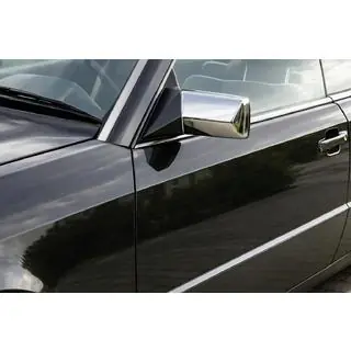 Накладки на Зеркала (2 шт, Нержавеющая Сталь) Mercedes E-сlass W124 1984–1997 гг. фото 1