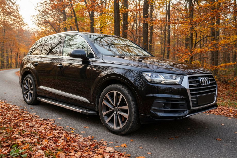 Audi Q7 2015–2026 гг. Боковые пороги RedLine V1 (2 шт., алюминий) Image