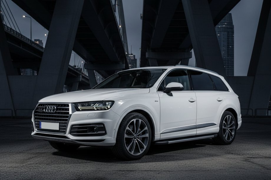 Audi Q7 2015–2026 гг. Боковые Подножки Duru (2 шт., Алюминий) Image