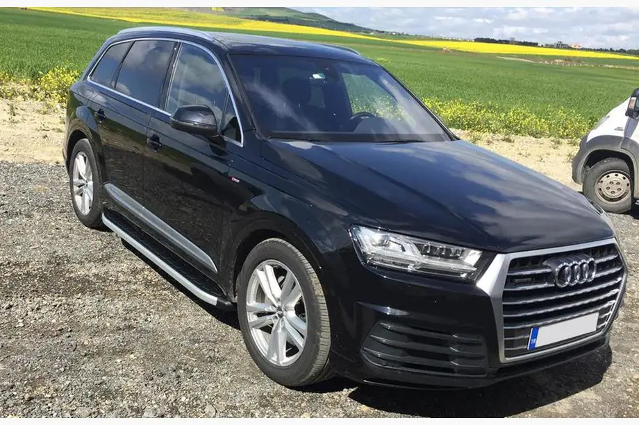 Audi Q7 2015–2026 гг. Боковые Подножки Fullmond (2 шт., Алюминий) Image
