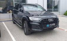 Audi Q7 2015–2026 гг. Боковые Подножки BlackLine (2 шт., Алюминий) фото 4