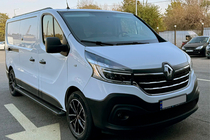 Fiat Talento 2016- гг. Боковые Подножки Allmond Black (2 шт., Алюминий) фото 8