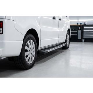 Боковые пороги RedLine V1 (2 шт., алюминий) Fiat Talento 2016- гг. фото 1