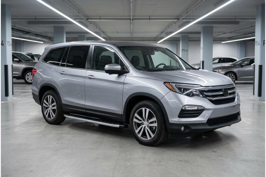 Honda Pilot 2015-2022 гг. Боковые Подножки Fullmond (2 шт., Алюминий) Фото 1