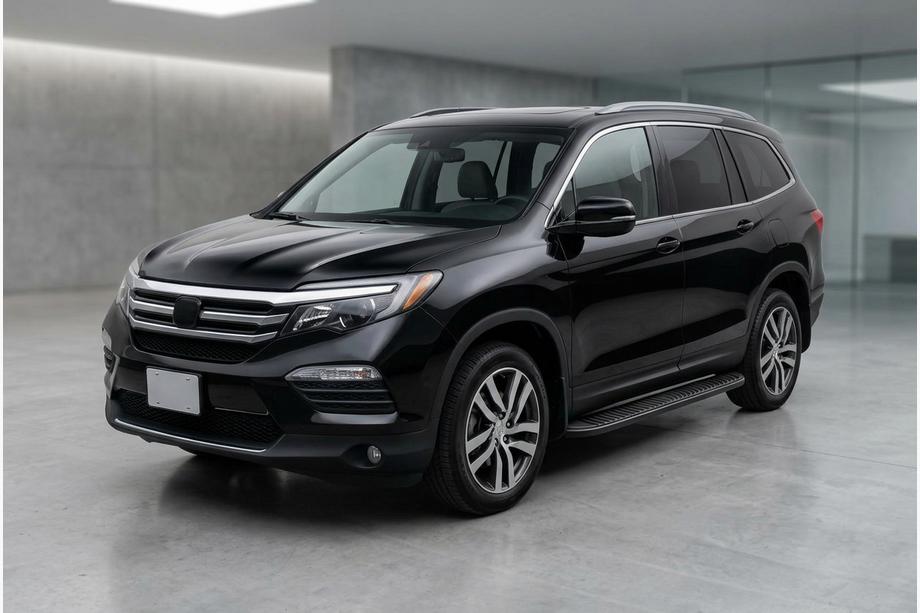 Honda Pilot 2015-2022 гг. Боковые Подножки Tayga Black (2 шт., Алюминий) Image