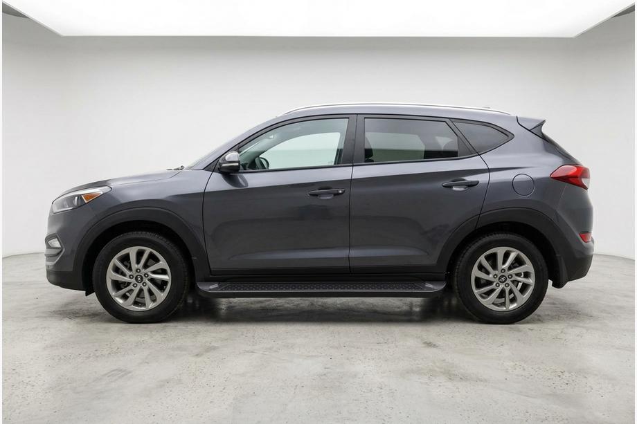 Hyundai Tucson TL 2016-2021 гг. Боковые Подножки Allmond Black (2 шт., Алюминий) Image