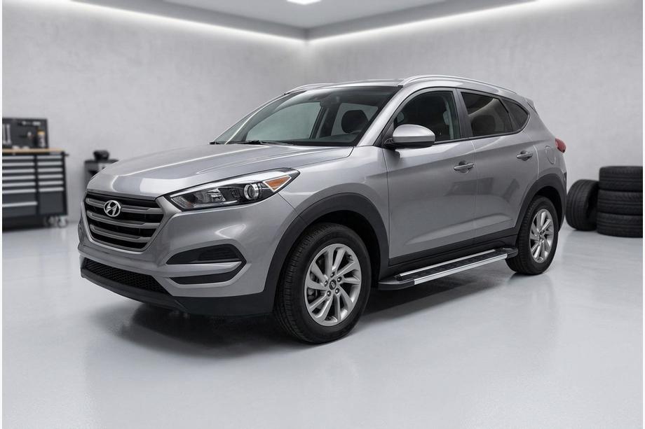 Hyundai Tucson TL 2016-2021 гг. Боковые пороги RedLine V1 (2 шт., алюминий) Image