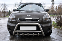 Kia Soul II 2013-2018 гг. Кенгурятник (нерж) 60 мм фото 1