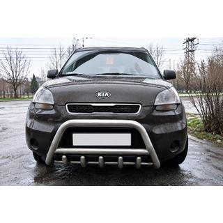Кенгурятник (нерж) Kia Soul II 2013-2018 гг.