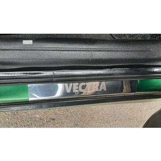 Накладки на пороги Carmos (4 шт, нержавейка) Opel Vectra B 1995-2002 гг. фото 4
