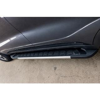 Боковые пороги RedLine V1 (2 шт., алюминий) Kia Sportage 2015-2021 гг. фото 1