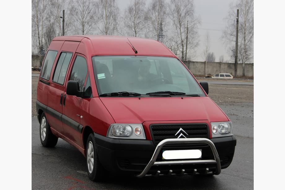 Citroen Jumpy 1996-2007 гг. Кенгурятник WT003 (нержавейка) Фото 2